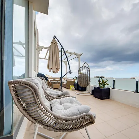 公寓 Modern 2br Penthouse With Rooftop Terrace & Bbq