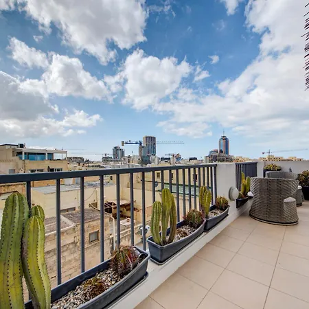 Modern 2br Penthouse With Rooftop Terrace & Bbq 公寓 Saint Julian's